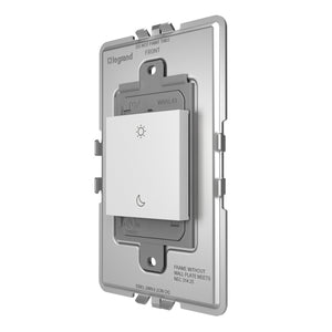 Legrand - WNAL43W1 - Wireless Wake/Sleep Smart Switch with Netatmo - adorne - White