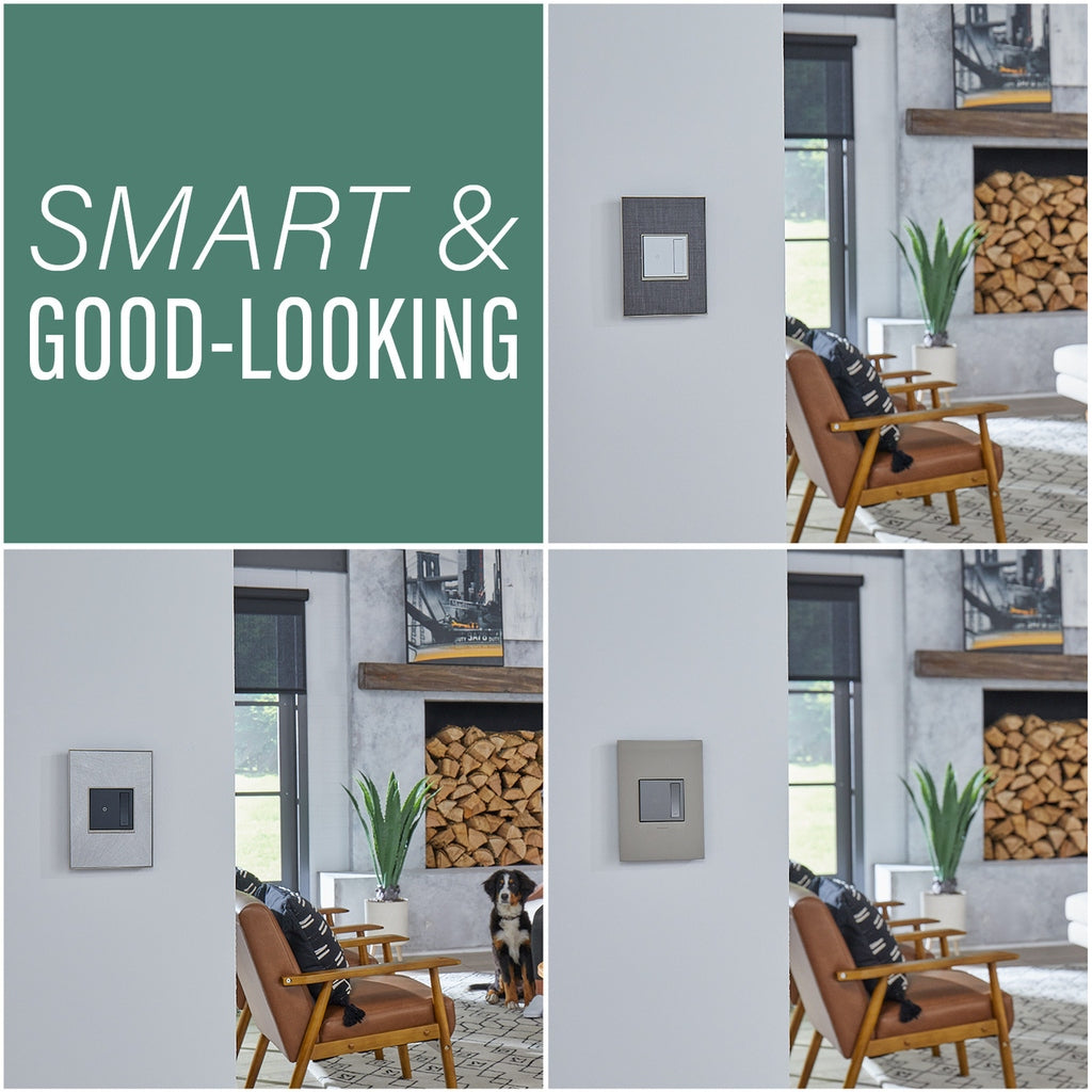 Legrand - WNAL50M1 - Smart Tru-Universal Dimmer with Netatmo - adorne - Magnesium