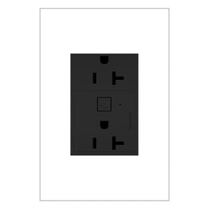 Legrand - WNAR203G1 - 20A Smart Outlet with Netatmo, Plus-Size - adorne - Graphite