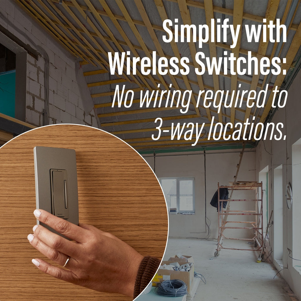 Legrand - WNRL23NI - Wireless Remote Smart Switch, with Netatmo - radiant - Nickel