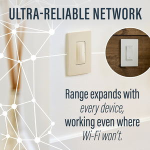 Legrand - WNRL33LA - Wireless Home/Away Smart Switch, with Netatmo - radiant - Light Almond