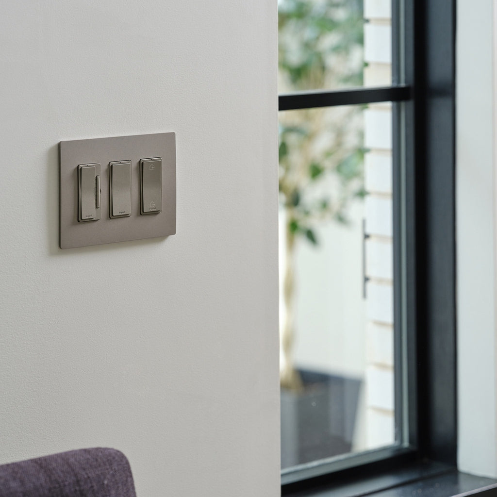 Legrand - WNRL33NI - Wireless Home/Away Smart Switch, with Netatmo - radiant - Nickel