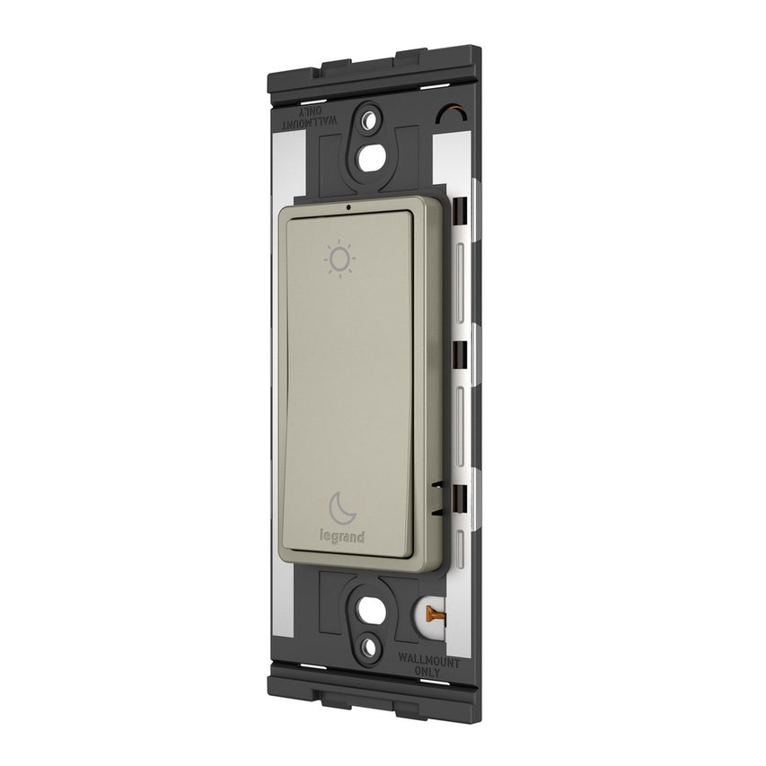 Legrand - WNRL43NI - Wireless Wake/Sleep Smart Switch, with Netatmo - radiant - Nickel