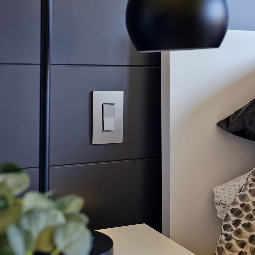 Legrand - WNRL43NI - Wireless Wake/Sleep Smart Switch, with Netatmo - radiant - Nickel