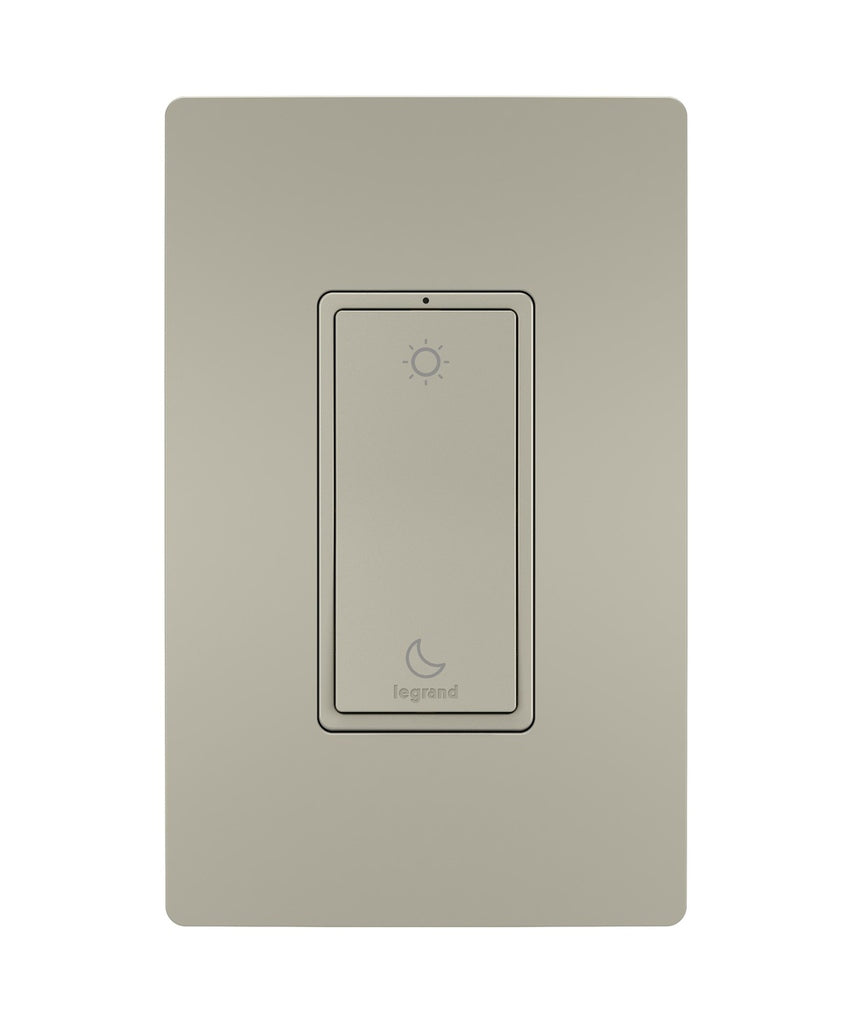 Legrand - WNRL43NI - Wireless Wake/Sleep Smart Switch, with Netatmo - radiant - Nickel