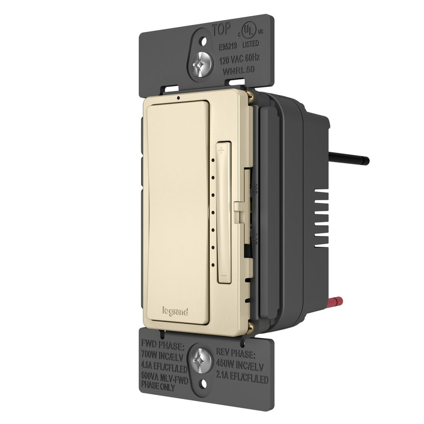 Legrand - WNRL50LA - Smart Tru-Universal Dimmer with Netatmo - radiant - Light Almond