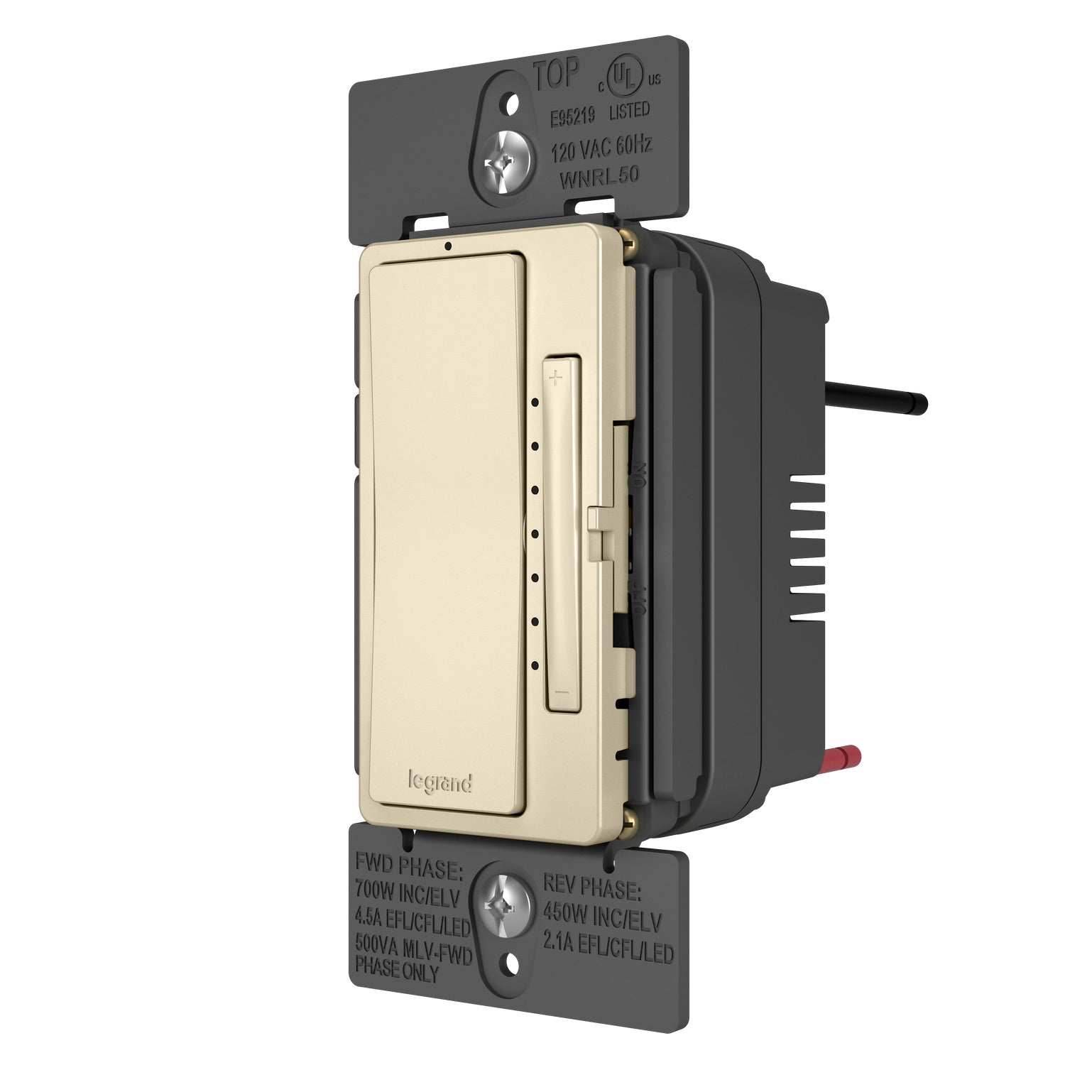Legrand - WNRL50LA - Smart Tru-Universal Dimmer with Netatmo - radiant - Light Almond