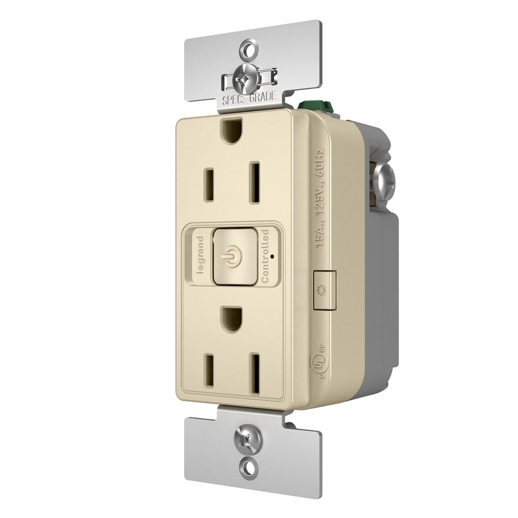 Legrand - WNRR15LA - Smart 15A Outlet with Netatmo - radiant - Light Almond