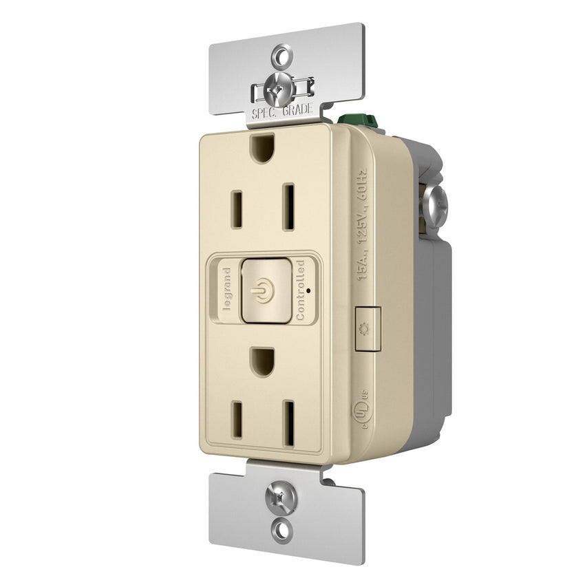 Legrand - WNRR15LA - Smart 15A Outlet with Netatmo - radiant - Light Almond