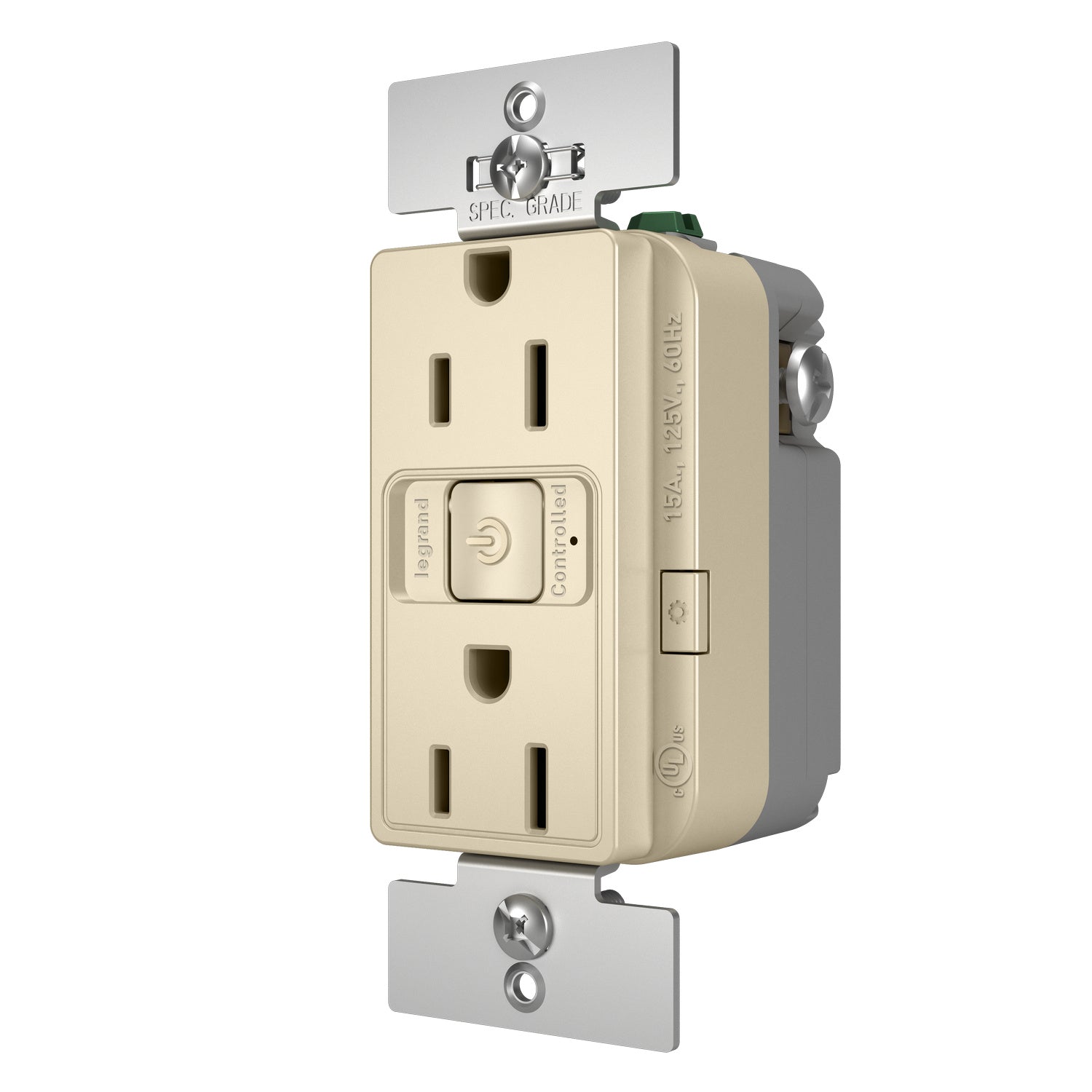 Legrand - WNRR15LA - 15A Outlet - radiant - Light Almond