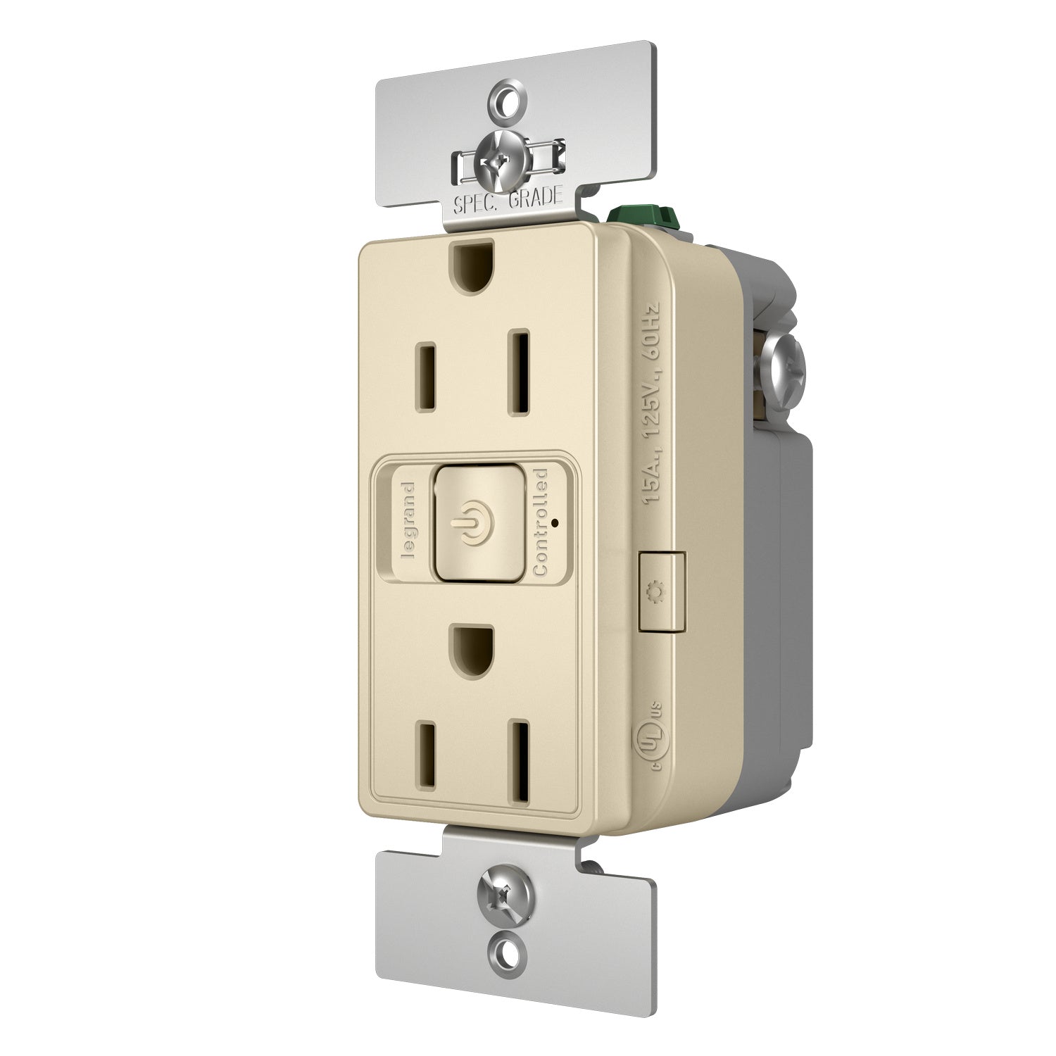 Legrand - WNRR15LA - Smart 15A Outlet with Netatmo - radiant - Light Almond