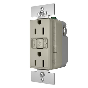 Legrand - WNRR15NI - Smart 15A Outlet with Netatmo - radiant - Nickel