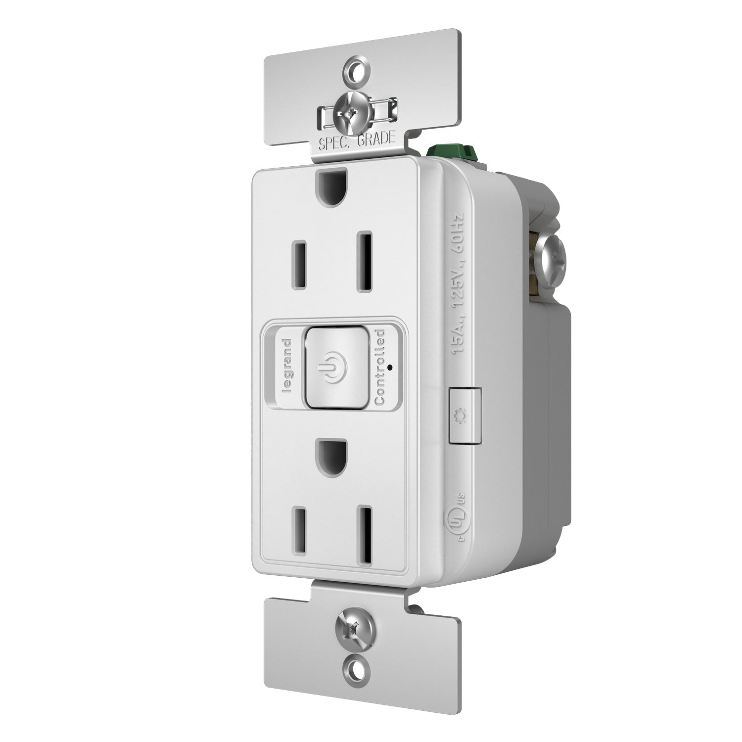 Legrand - WNRR15WH - Smart 15A Outlet with Netatmo - radiant - White
