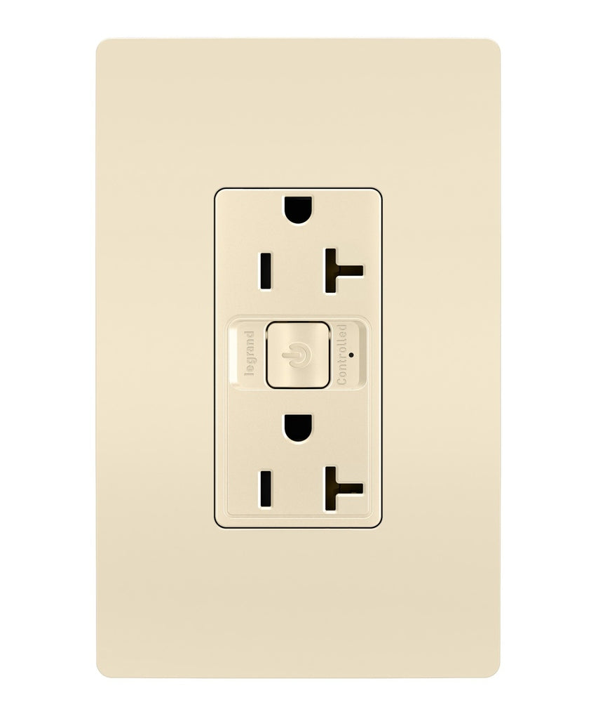 Legrand - WNRR20LA - Smart 20A Outlet with Netatmo - radiant - Light Almond
