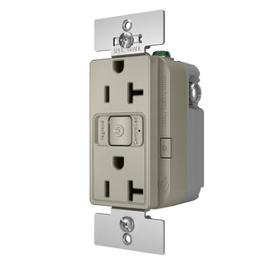 Legrand - WNRR20NI - Smart 20A Outlet with Netatmo - radiant - Nickel