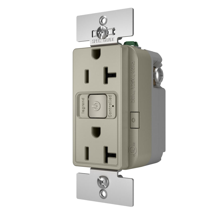 Legrand - WNRR20NI - Smart 20A Outlet with Netatmo - radiant - Nickel
