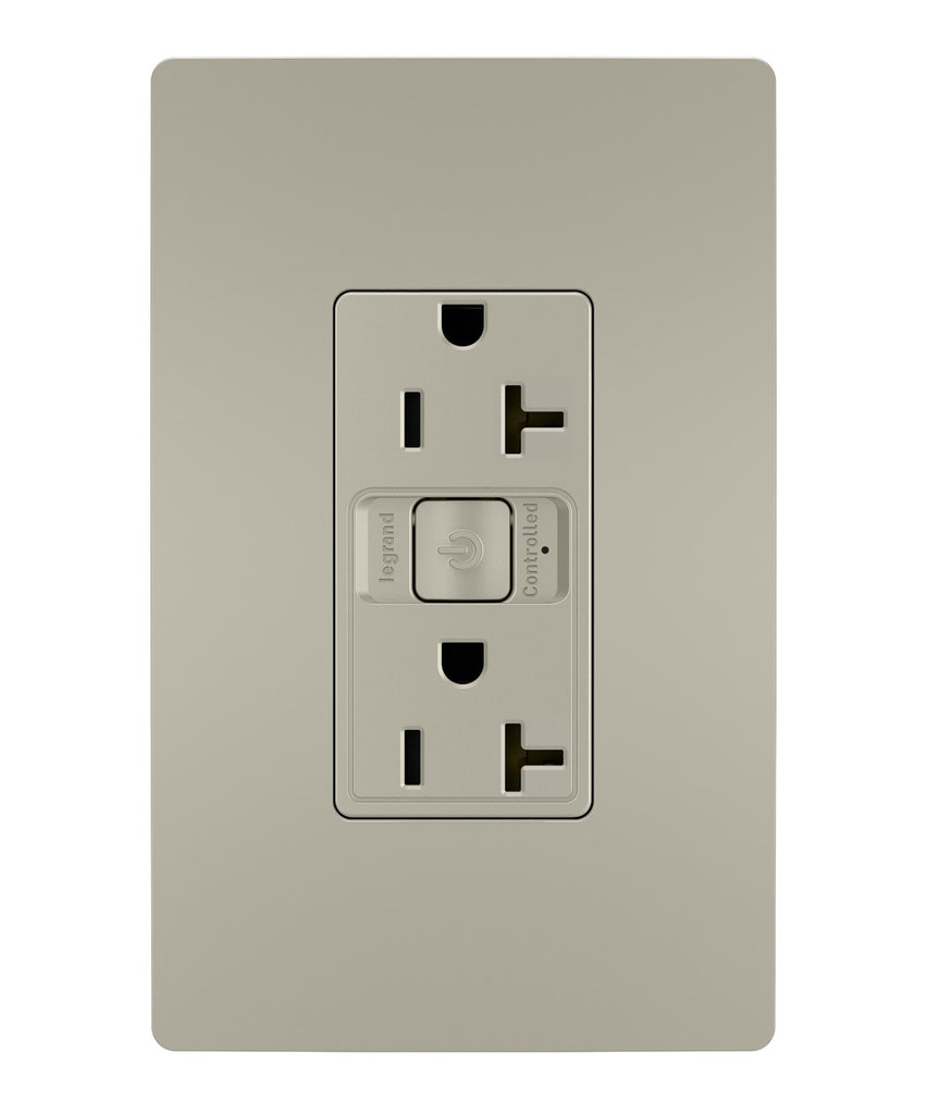 Legrand - WNRR20NI - Smart 20A Outlet with Netatmo - radiant - Nickel