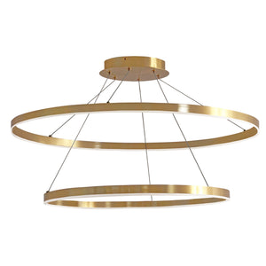 Dainolite Ltd - CIR-3397C-AGB - LED Chandelier - Circulo - Aged Brass