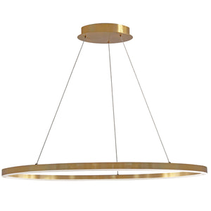 Dainolite Ltd - CIR-4463C-AGB - LED Chandelier - Circulo - Aged Brass