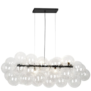 Dainolite Ltd - CMT-418HP-CLR-MB - Ten Light Pendant - Comet - Clear