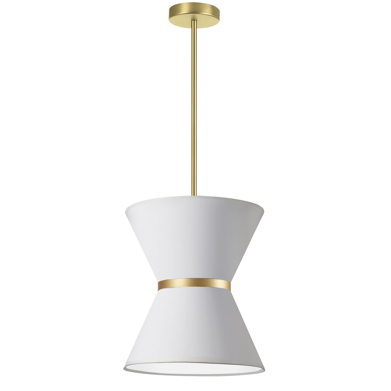 Dainolite Ltd - CTN-121P-AGB-790 - One Light Pendant - Caterine - White