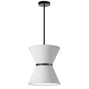 Dainolite Ltd - CTN-121P-MB-790 - One Light Pendant - Caterine - White