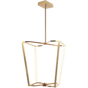 Dainolite Ltd - CUR-2260C-AGB - LED Chandelier - Curant - Aged Brass