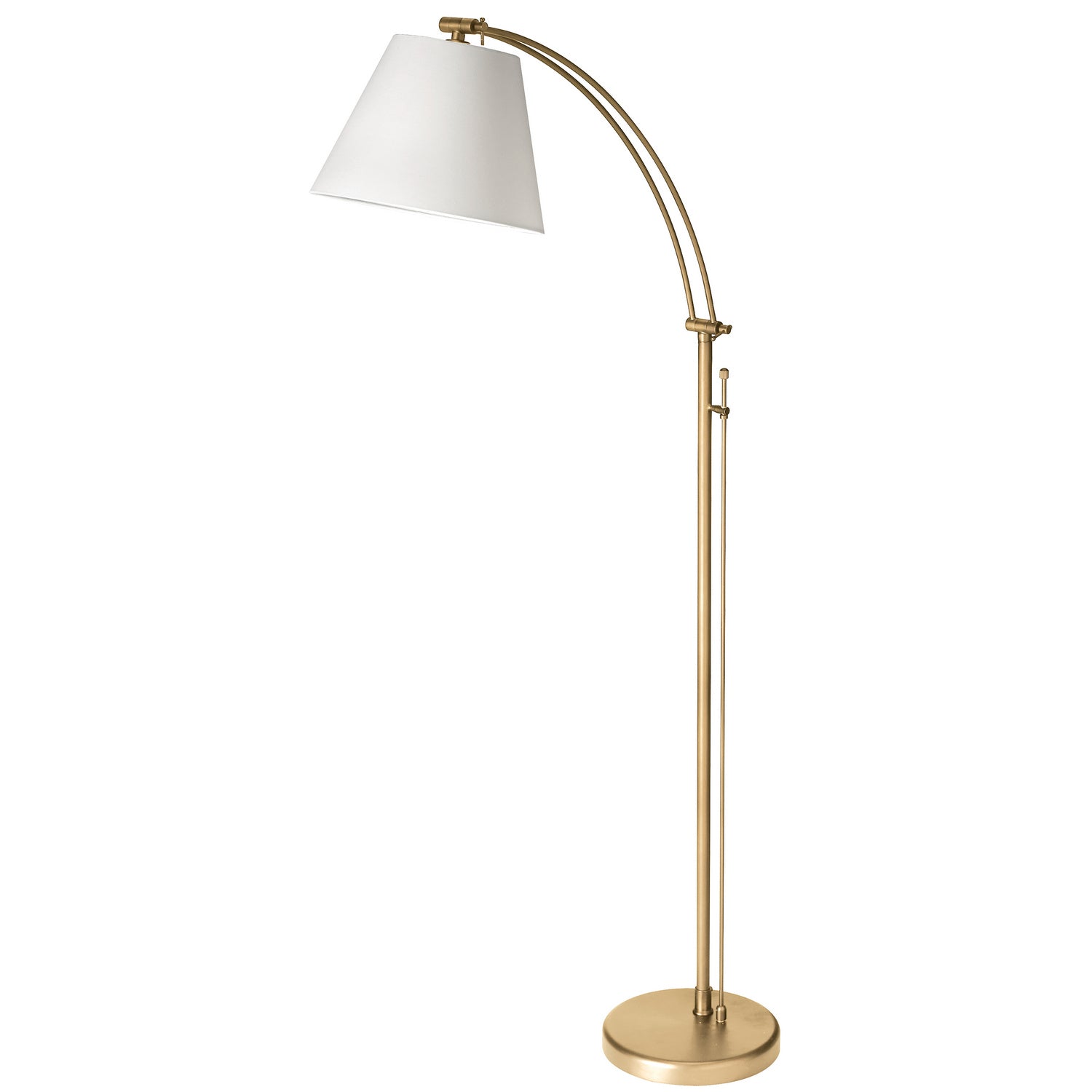 Dainolite Ltd - DM2578-F-AGB - One Light Floor Lamp - Felix - Aged Brass