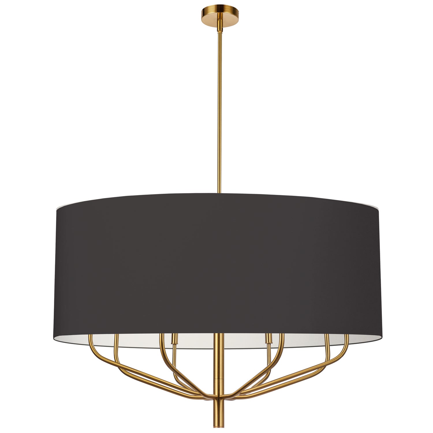 Dainolite Ltd - ELN-388C-AGB-797 - Eight Light Chandelier - Eleanor - Black