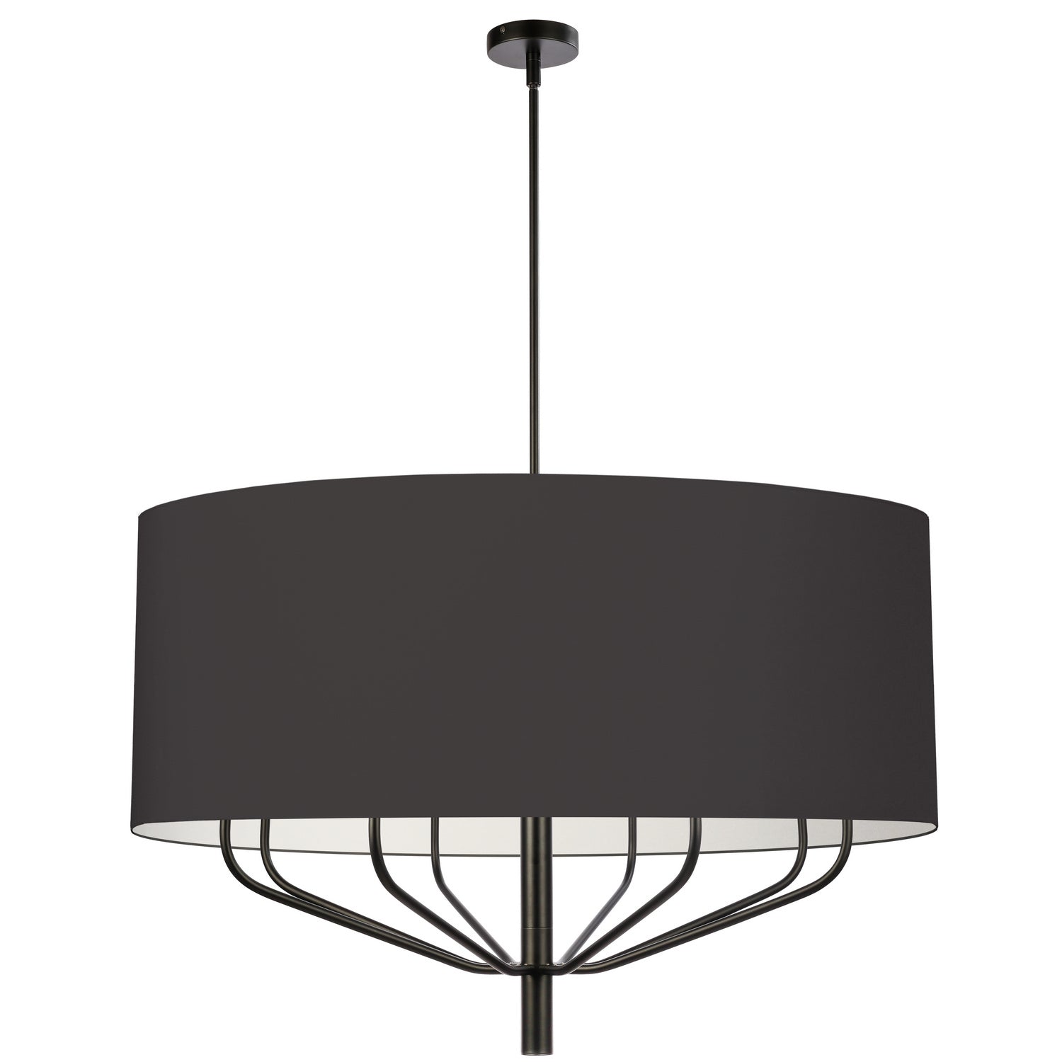 Dainolite Ltd - ELN-388C-MB-797 - Eight Light Chandelier - Eleanor - Black