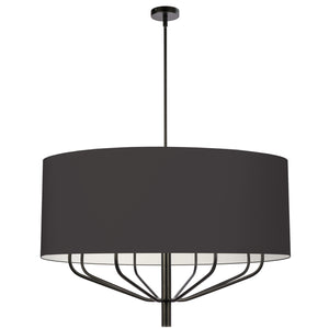 Dainolite Ltd - ELN-388C-MB-797 - Eight Light Chandelier - Eleanor - Black