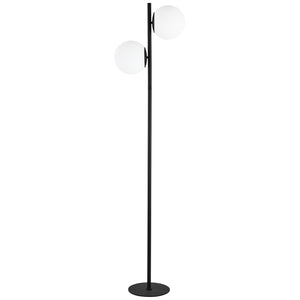 Dainolite Ltd - FOL-662F-MB - Two Light Floor Lamp - Folgar - Black