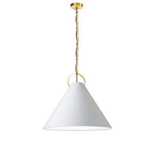 Dainolite Ltd - PCN-241P-AGB-790 - One Light Pendant - Princeton - White