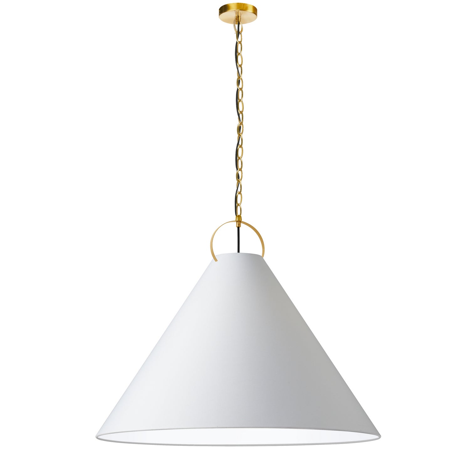 Dainolite Ltd - PCN-321P-AGB-790 - One Light Pendant - Princeton - White