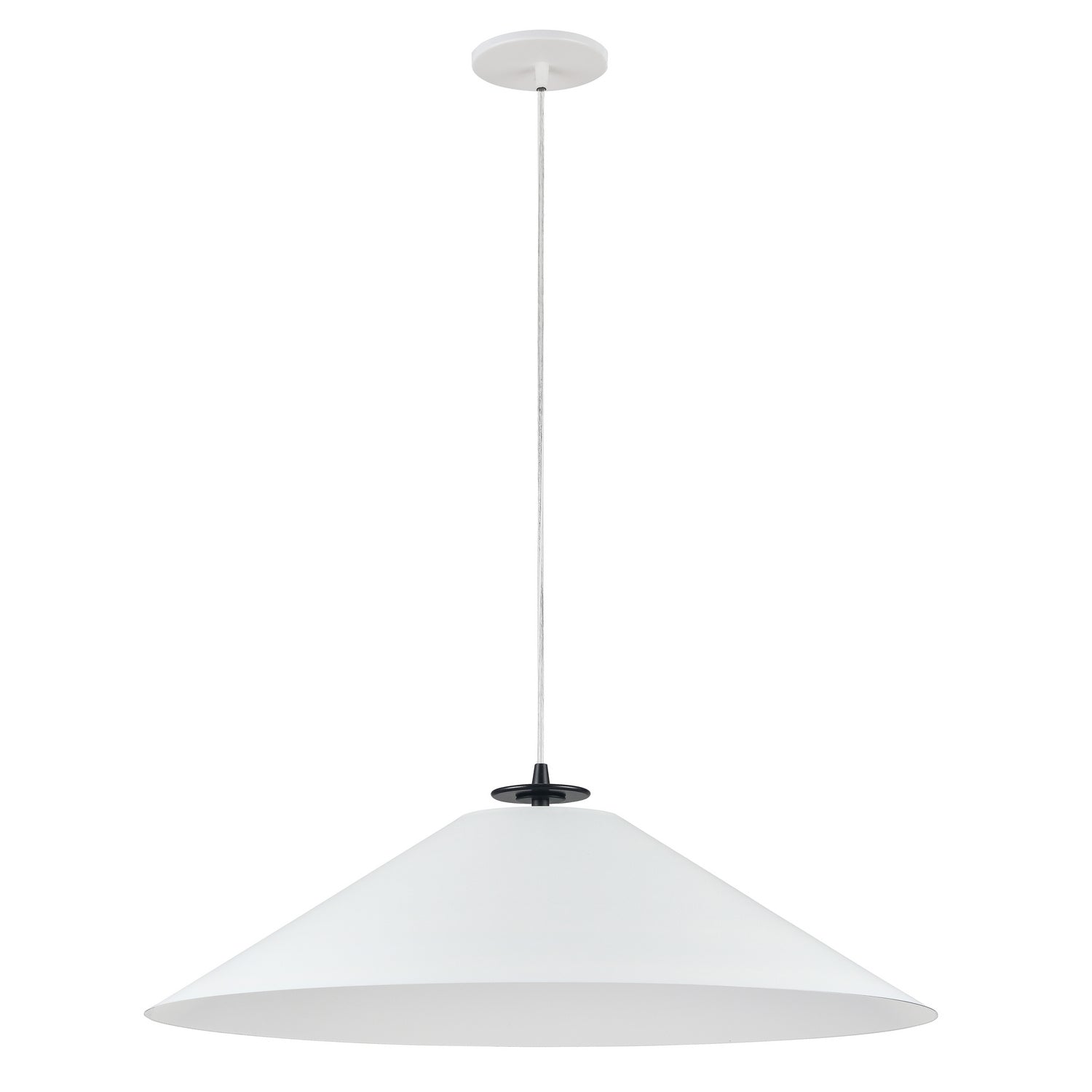 Dainolite Ltd - PDC-241P-MB-MW - One Light Pendant - Prudence - White