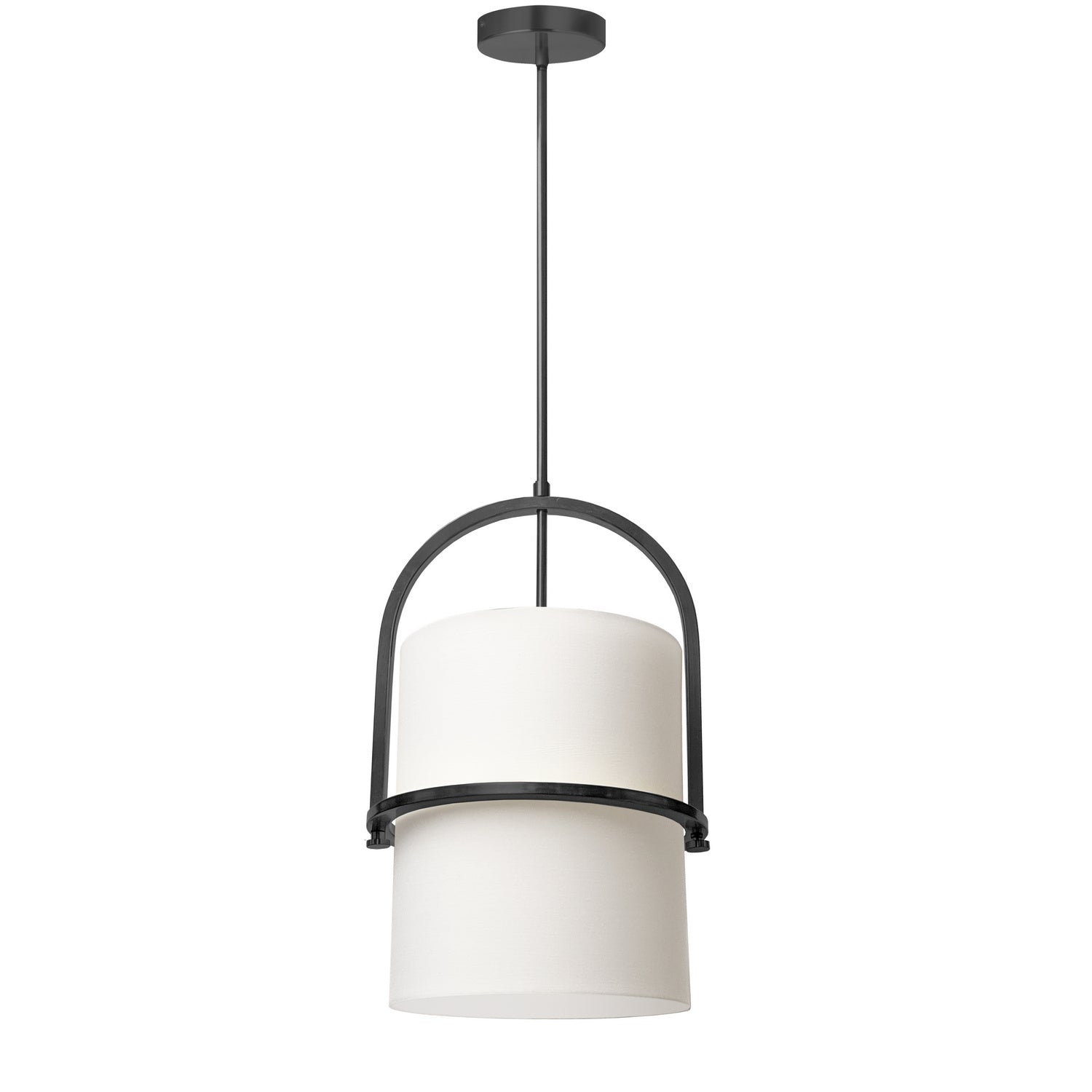 Dainolite Ltd - PDT-121P-MB-WH - One Light Pendant - Paddington - White