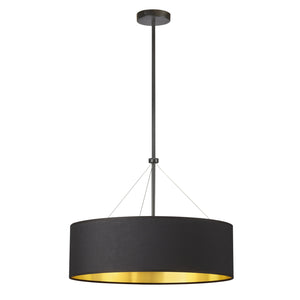 Dainolite Ltd - PLV-224C-MB-698 - Four Light Chandelier - Pallavi - Black