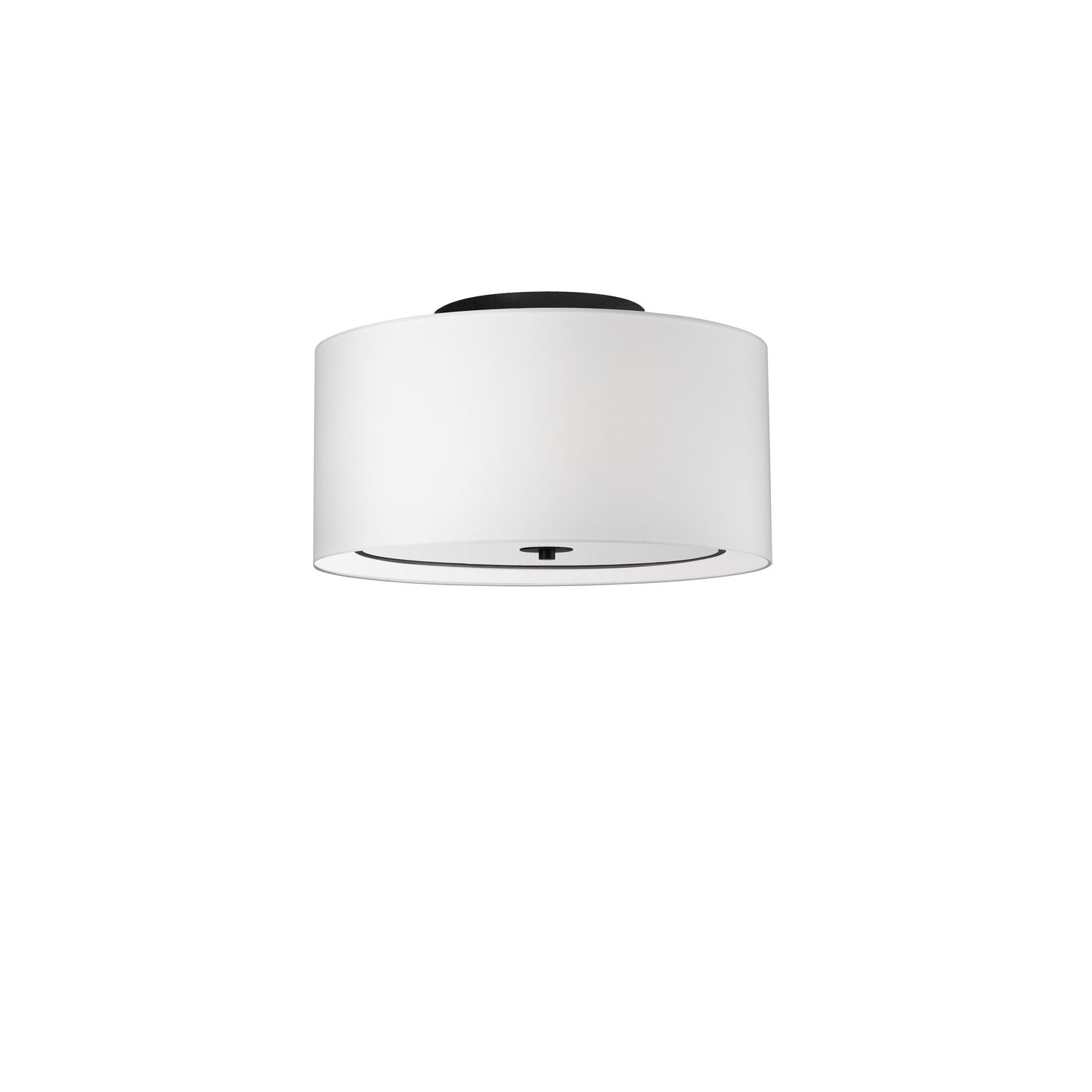 Dainolite Ltd - POR-163FH-MB-WH - Three Light Flush Mount - Porscha - White