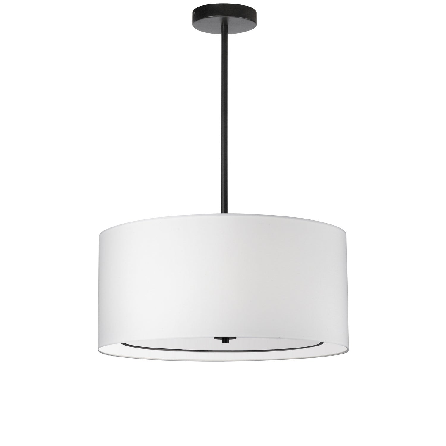 Dainolite Ltd - POR-224P-MB-WH - Four Light Pendant - Porscha - White