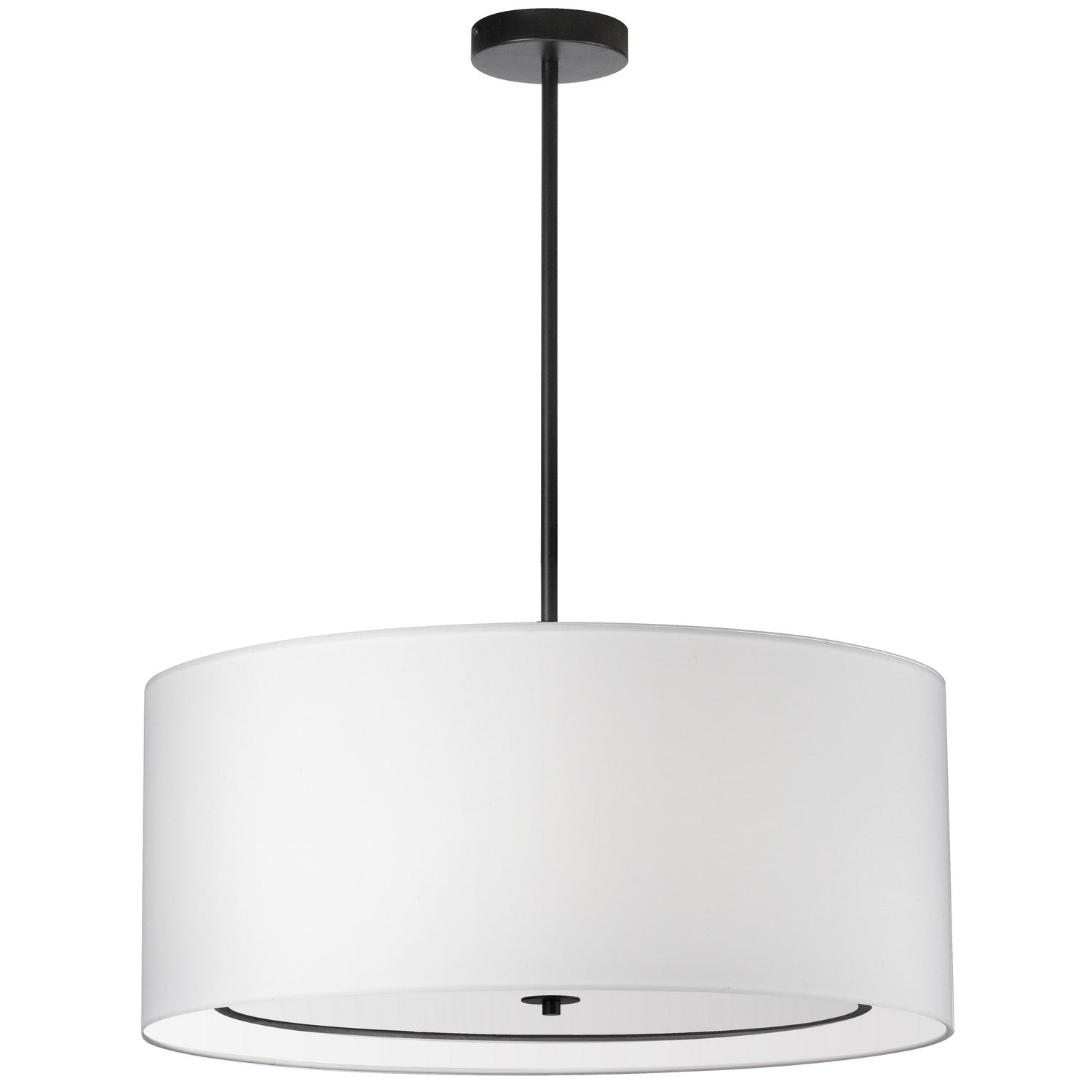 Dainolite Ltd - POR-304P-MB-WH - Four Light Pendant - Porscha - White