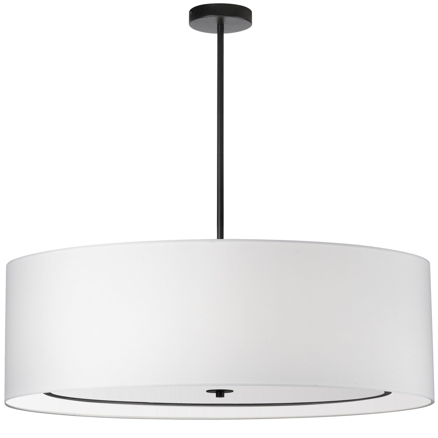 Dainolite Ltd - POR-406P-MB-WH - Six Light Pendant - Porscha - White