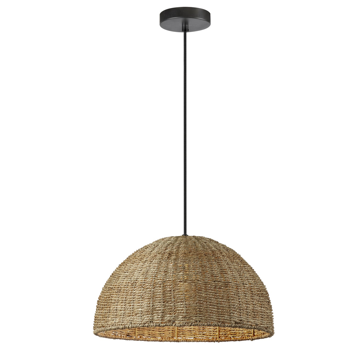 Dainolite Ltd - PRL-161P-NAT - One Light Pendant - Pourel - Natural