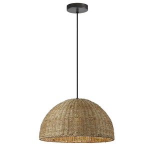 Dainolite Ltd - PRL-161P-NAT - One Light Pendant - Pourel - Natural