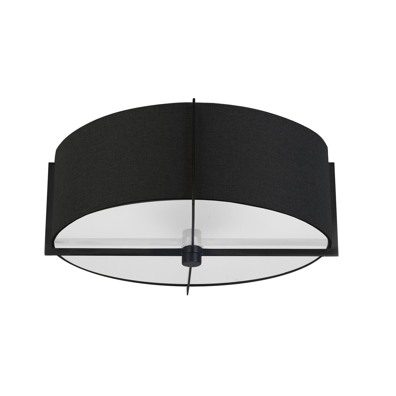 Dainolite Ltd - PST-153SF-MB-BK - Three Light Semi-Flush Mount - Preston - Black