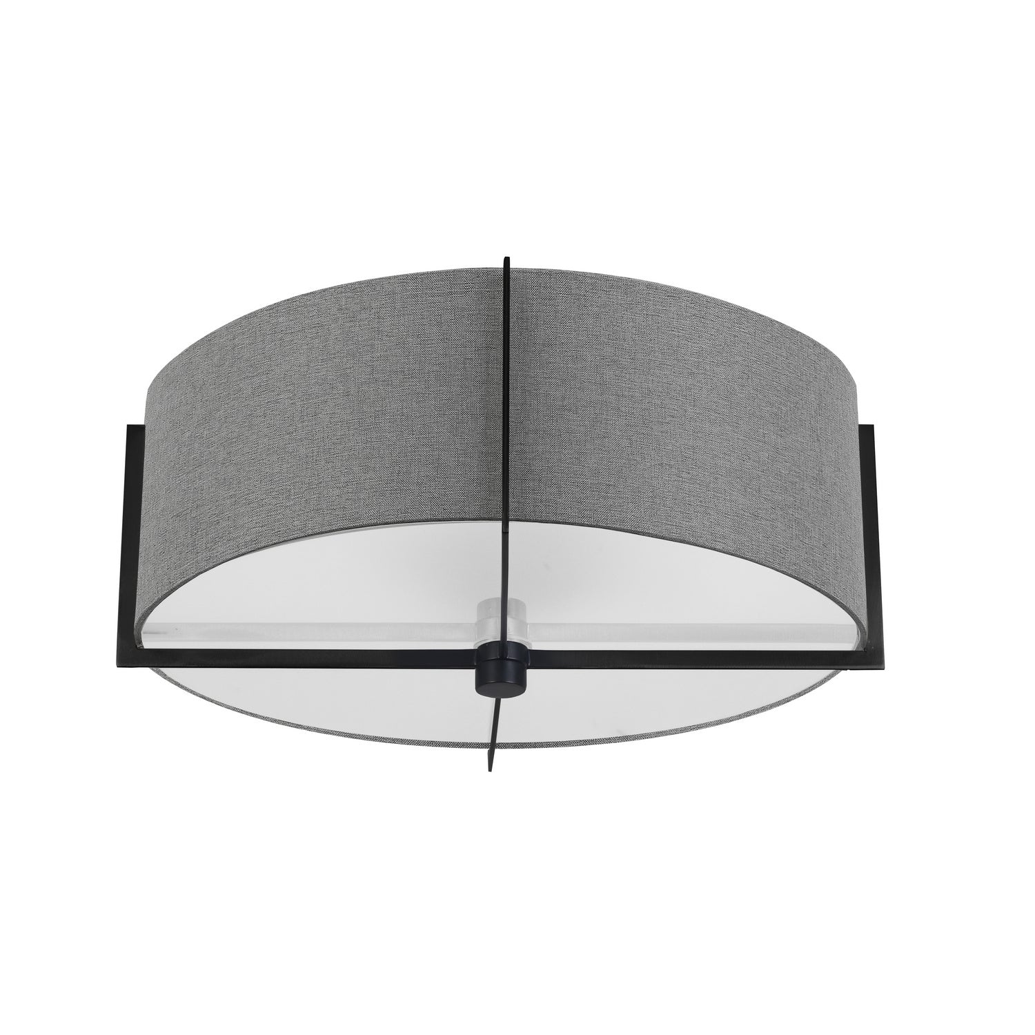 Dainolite Ltd - PST-153SF-MB-GRY - Three Light Semi-Flush Mount - Preston - Grey