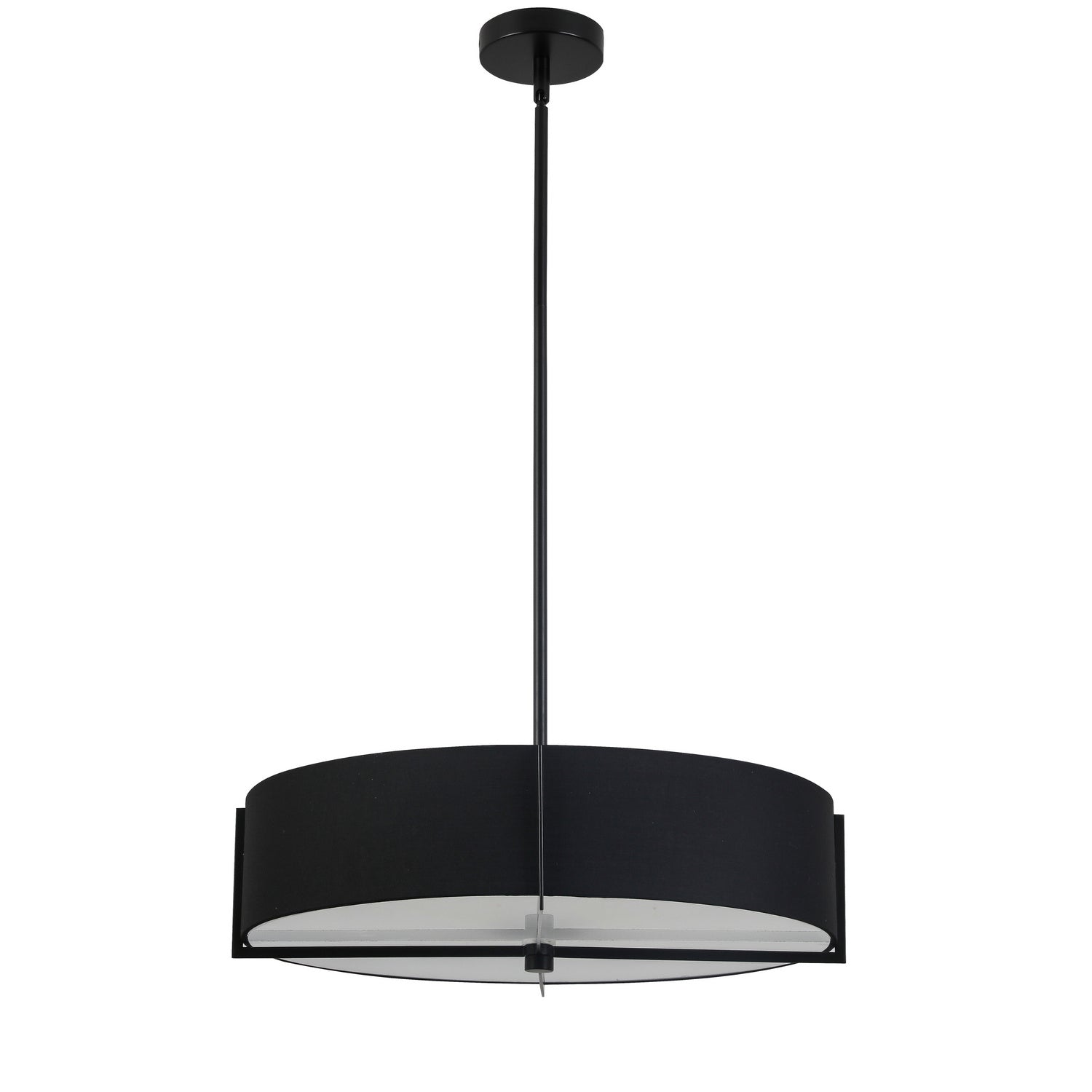 Dainolite Ltd - PST-214P-MB-BK - Four Light Pendant - Preston - Black