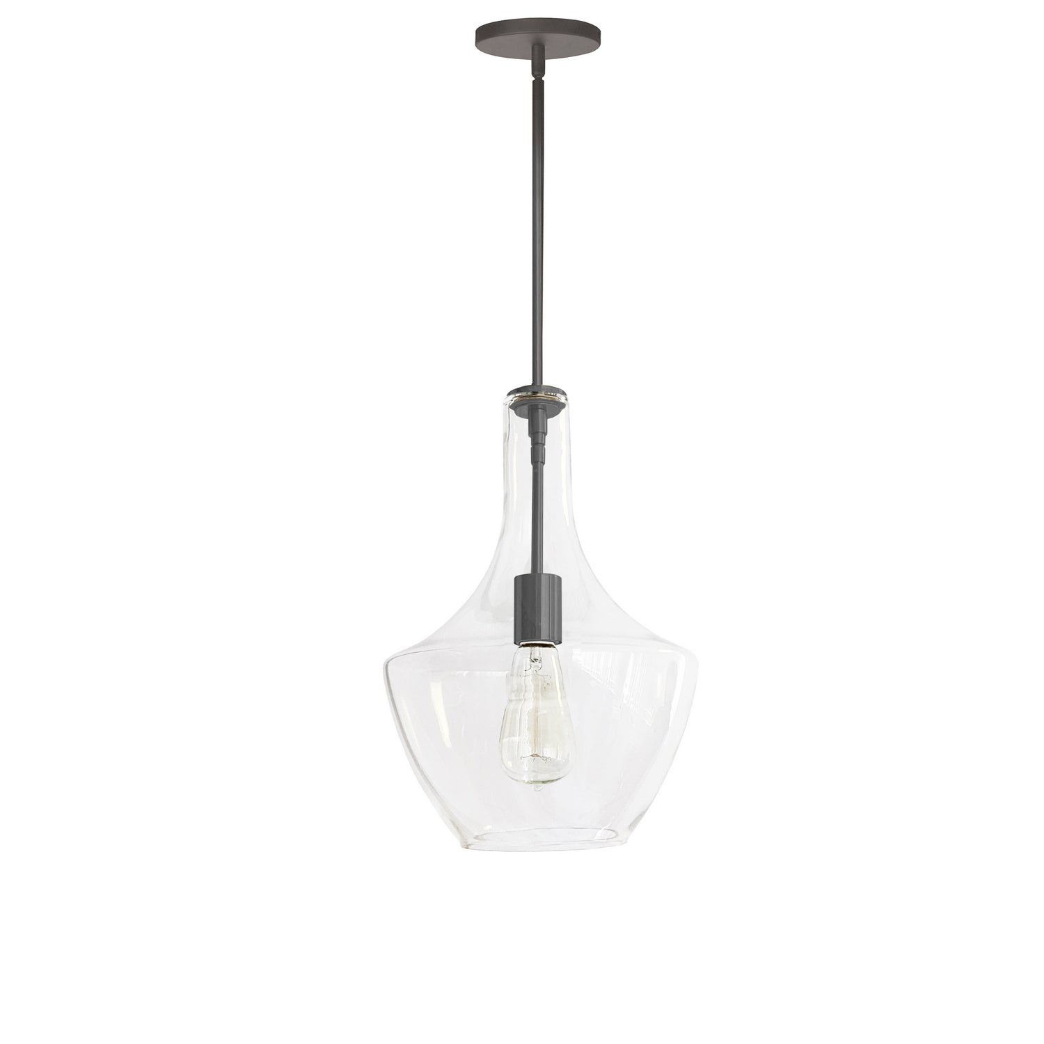 Dainolite Ltd - PTL-101P-MB - One Light Pendant - Petalite - Clear