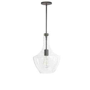 Dainolite Ltd - PTL-101P-MB - One Light Pendant - Petalite - Clear