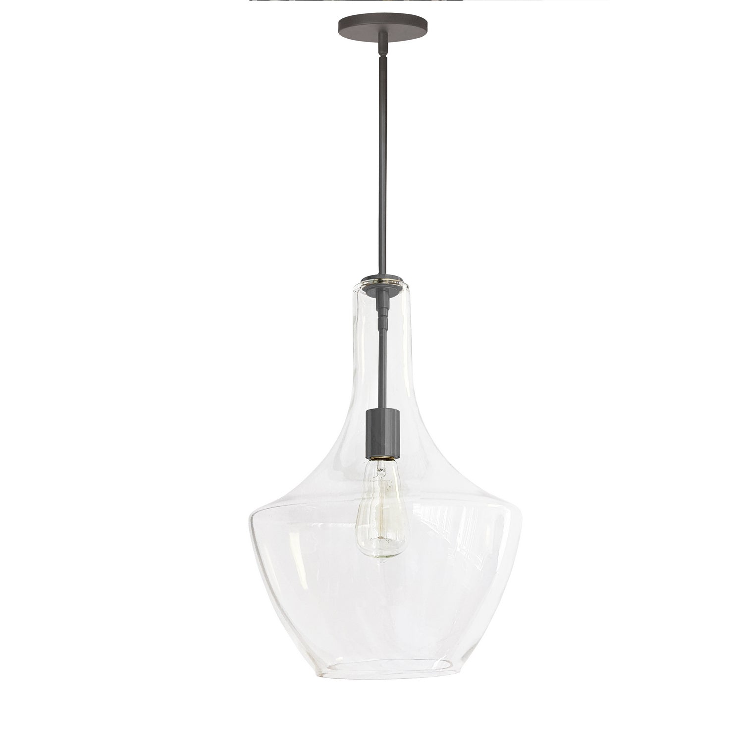 Dainolite Ltd - PTL-121P-MB - One Light Pendant - Petalite - Clear