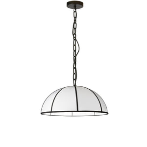 Dainolite Ltd - PTO-201P-MB-BW - One Light Pendant - Portobello - Black